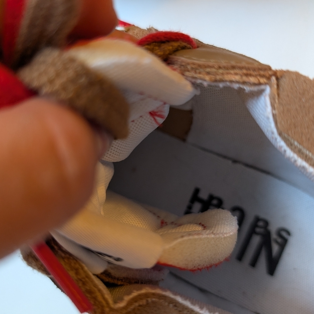 Nike Blazer Low x Sacai 'British Tan size 10 new with defect - Picture 8 of 14